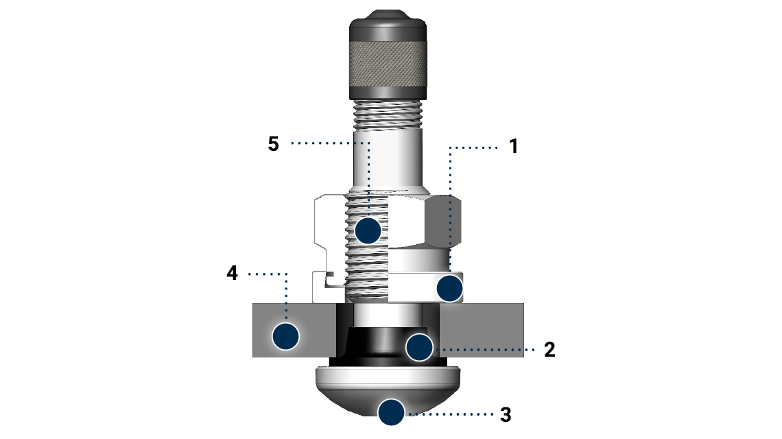 Cross section of a SPEEDLINE TRUCK valve